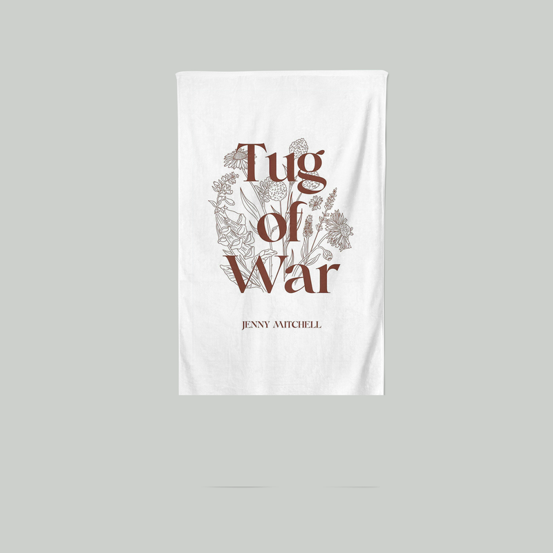 Jenny Mitchell - Tug of War (Tea Towel)